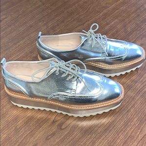 Zara basic collection oxford platform